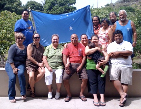 Some members of the Ka Lahui Hawaii Working Group, including all three kiaaina and citizens from Molokai, Hawaii, and several Oahu districts who represent three generations of Hawaiians
